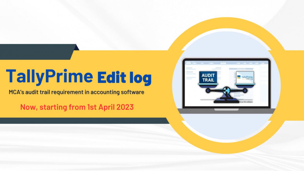Tally Prime Edit Log