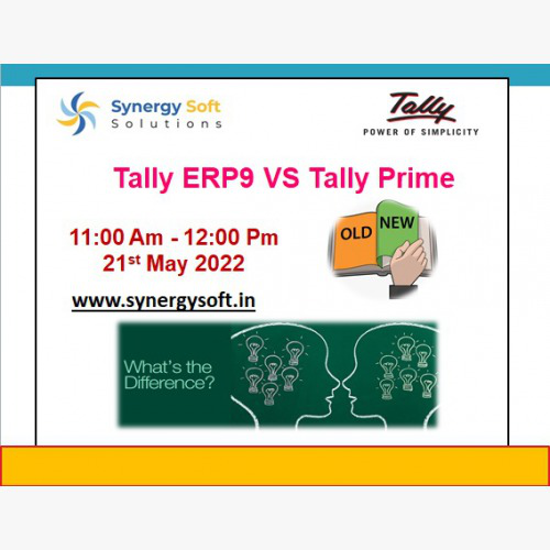 21st May @ Tally ERP9 VS Tally Prime 