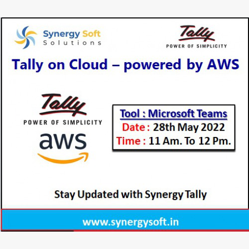 28th May @ Tally on Cloud 