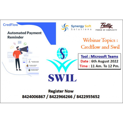 6th August @ Credflow and wil with Tally 