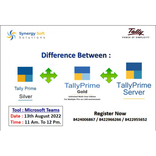13th August @ Difference between Tally single User vs Tally Multy User Vs Tally Diamond (Server 9)