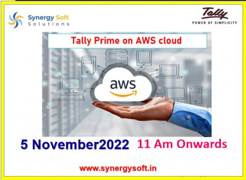 5th Nov @ Tally Prime on Cloud - AWS