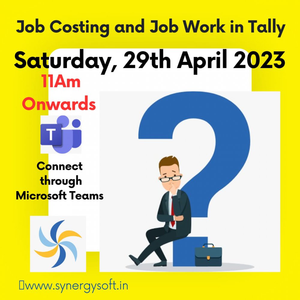 26th April @  Job Work and Job Costing 