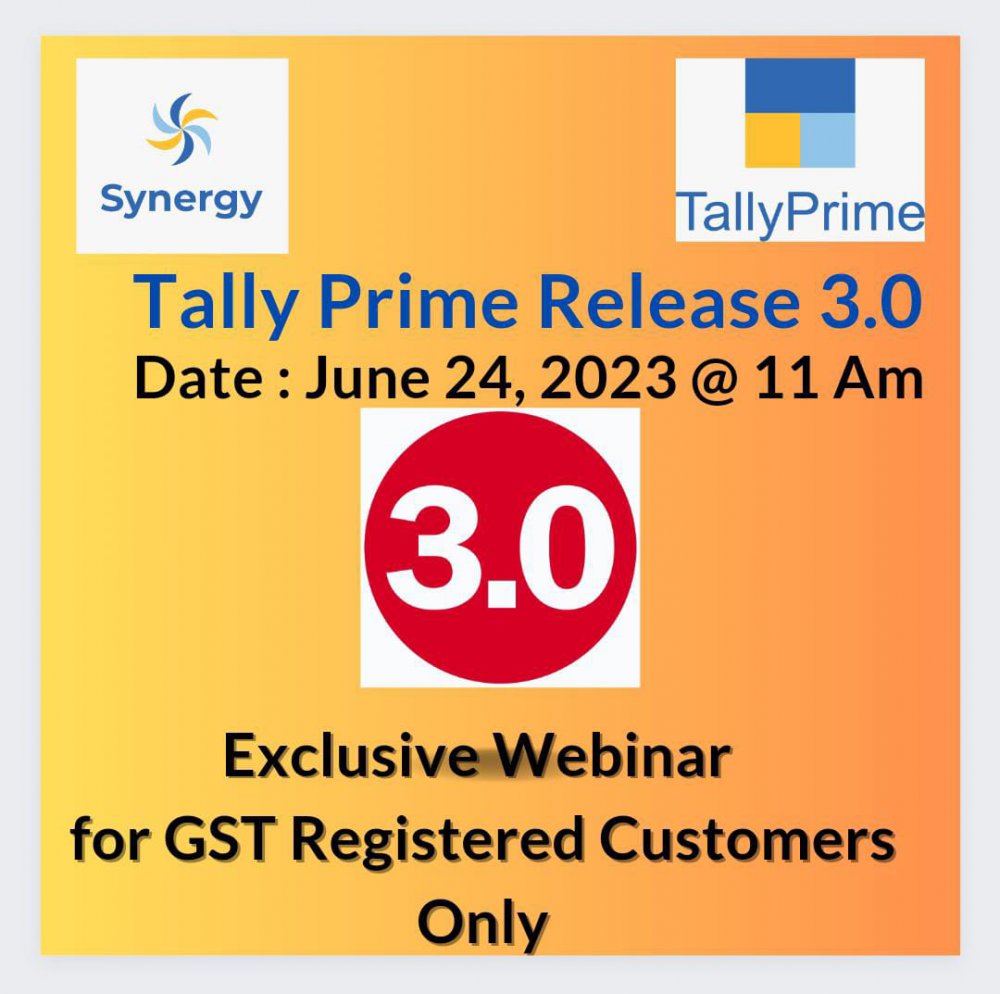 24th June @ Exclusive Webinar for GST Registered Customers Only
