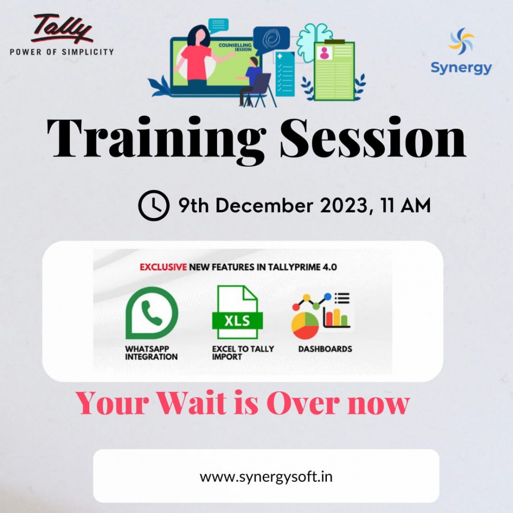 9th December 23 @ Tally Prime Release 4.0