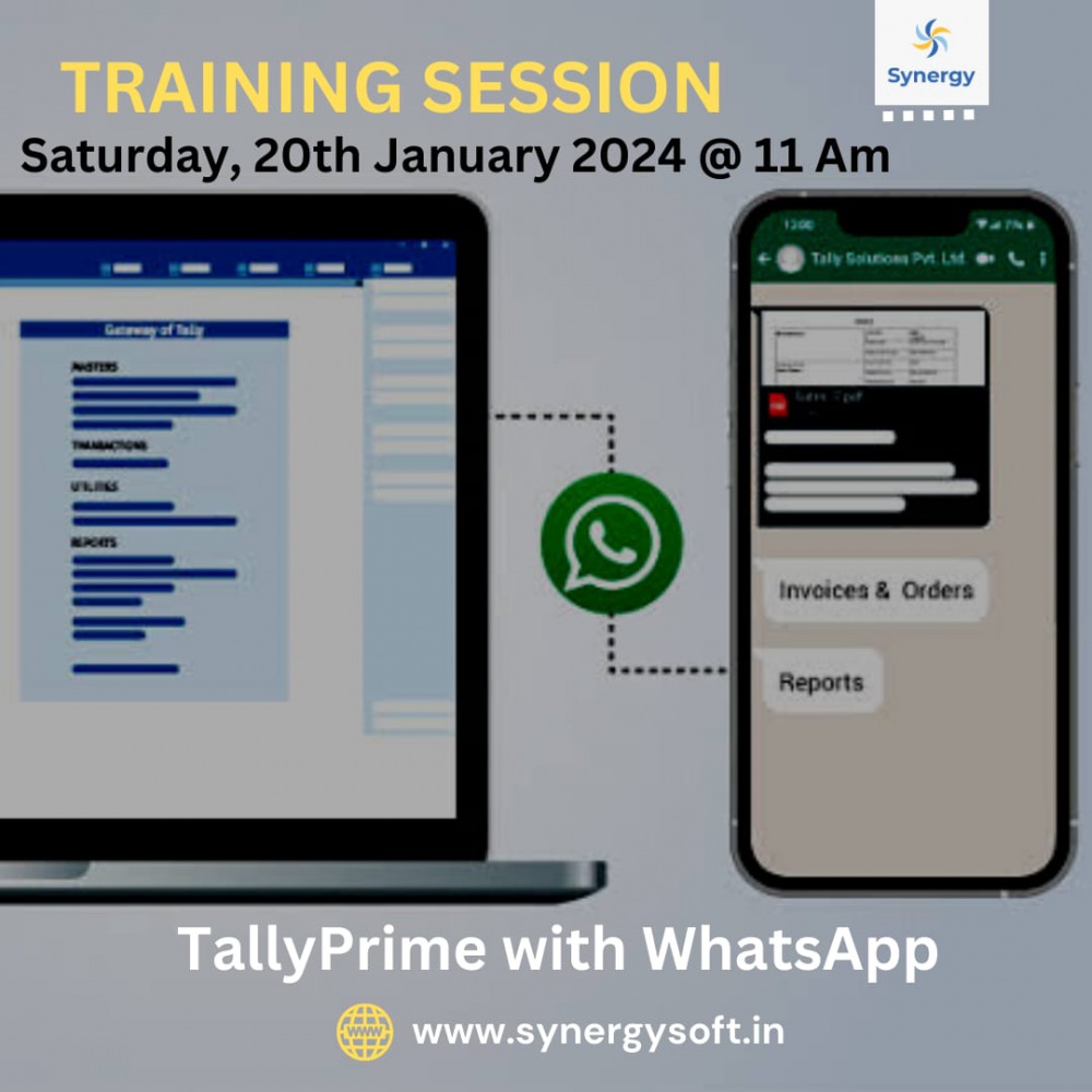 20th January 24 @ Tally Prime with What's App