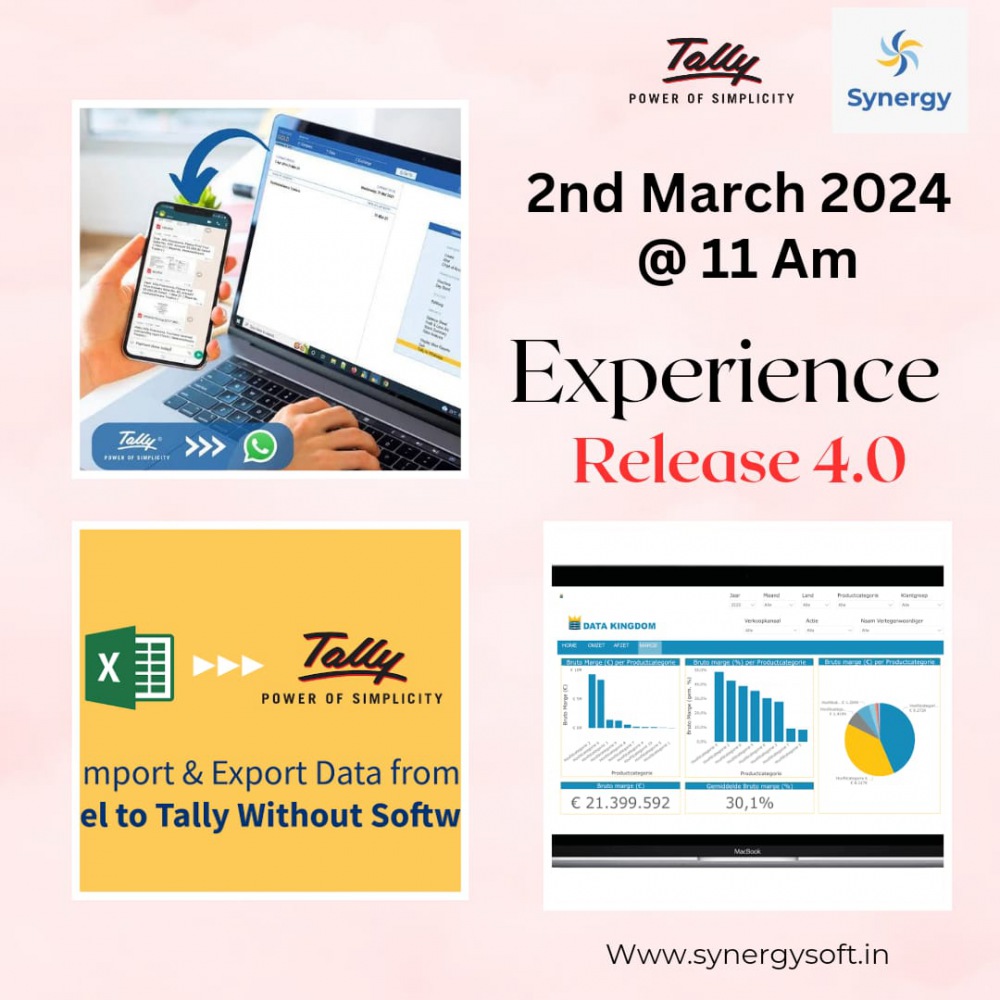 2nd March 24 @ Experience Tally Release 4.0